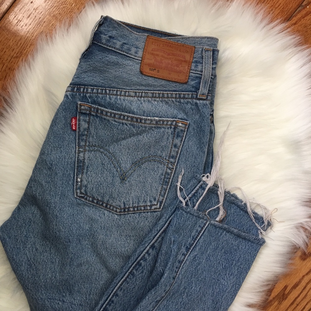 Levi’s Distressed 501 Skinny